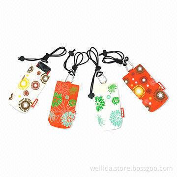 Mobile Phone Pouch, Customized Logos, Designs are Welcome